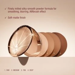 AIRBRUSH BRONZER TAN -Charlotte Tillbury Store Airbrush Flawless Bronzer Shade Range