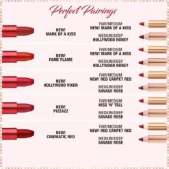 LIP CHEAT RED CARPET RED -Charlotte Tillbury Store BeautyIconLipsticks Perfect Pairs Reds 2 1