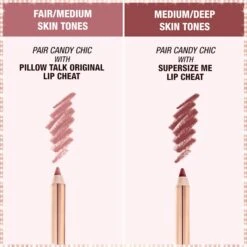 K.I.S.S.I.N.G CANDY CHIC -Charlotte Tillbury Store BeautyIconLipsticks ShadeCard 1x1 CandyChic