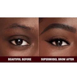 BROW CHEAT NATURAL BLACK -Charlotte Tillbury Store Before After Natural Black 1