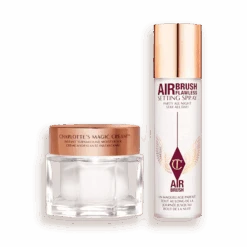 CHARLOTTE’S MAGIC CREAM & SETTING SPRAY DUO SKINCARE & MAKEUP KIT