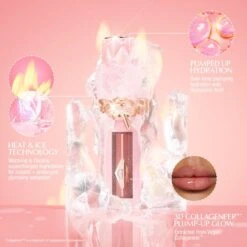 PILLOW TALK BIG LIP PLUMPGASM MEDIUM TO DEEP -Charlotte Tillbury Store CT Plumpgasm Infographic 2000x2000 V6 1