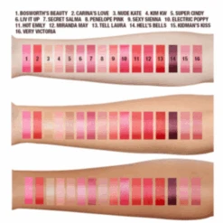 HOT LIPS HOT EMILY -Charlotte Tillbury Store HOT LIPS ARM SWATCHES 2