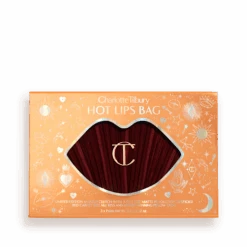 HOT LIPS BAG MAKEUP BAG & LIP KIT -Charlotte Tillbury Store HOT LIPS BAG KIT BOX BUNDLE