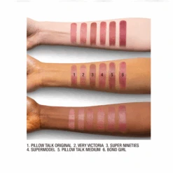 MATTE REVOLUTION VERY VICTORIA 12 MATTE REVOLUTION VERY VICTORIA -Charlotte Tillbury Store Matte Revolution Nudes Arm Swatches