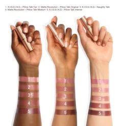 PILLOW TALK LOVE EFFECT LIPSTICK K.I.S.S.I.N.G - NAUGHTY TALK -Charlotte Tillbury Store NAUGHTY TALK ARM SWATCHES 1000x1000
