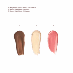 SUPERSTAR SCULPT & GLOW KIT CHEEK KIT -Charlotte Tillbury Store PILLOW TALK ICONIC LIP AND CHEEK KIT SWATCH