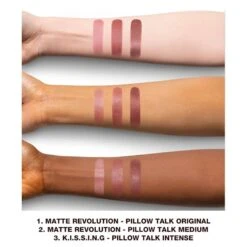 K.I.S.S.I.N.G PILLOW TALK DEEP -Charlotte Tillbury Store PT Bundle3 Full look Pillow Talk Lipstick Arm swatch