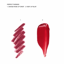 AIRBRUSH FLAWLESS LIPS KIT LIP KIT -Charlotte Tillbury Store RUBYBLUR SAVAGEROSELIPCHEAT SWATCH