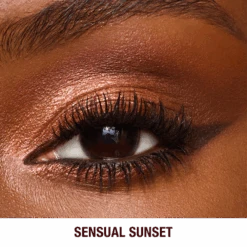CHARLOTTE’S BEAUTIFYING EXAGGER-EYES DUO EYE KIT -Charlotte Tillbury Store SENSUAL SUNSET EYE CLOSE UP 2