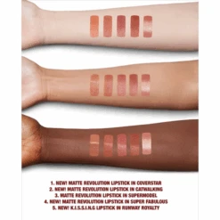 THE SUPER NUDES LIP KIT LIP KIT 15 THE SUPER NUDES LIP KIT LIP KIT -Charlotte Tillbury Store Super Nudes Lipsticks Arm Swatch