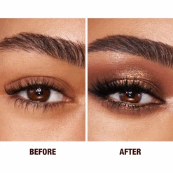 THE BEAUTYVERSE PALETTE LIMITED EDITION EYESHADOW PALETTE 18 THE BEAUTYVERSE PALETTE LIMITED EDITION EYESHADOW PALETTE -Charlotte Tillbury Store THE BEAUTYVERSE PALETTE TEXTURE B A 02