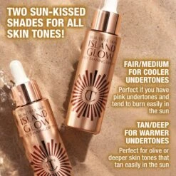 YOUR BEST EVER GLOW DUO SKINCARE KIT -Charlotte Tillbury Store V2 Glow Drops Shade Finder Infographic 2000x2000